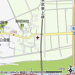 埼玉県東松山市毛塚385周辺の地図