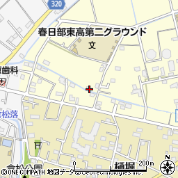 埼玉県春日部市樋籠84周辺の地図