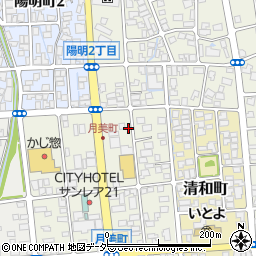 福井県大野市月美町10-16周辺の地図