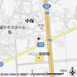 福井県大野市中保9周辺の地図
