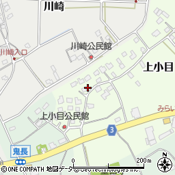 茨城県つくばみらい市上小目13周辺の地図