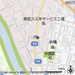 埼玉県春日部市小渕14周辺の地図