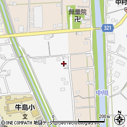 埼玉県春日部市牛島1151周辺の地図
