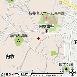 埼玉県春日部市内牧1716周辺の地図