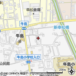 埼玉県春日部市牛島974周辺の地図