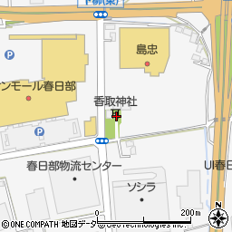 埼玉県春日部市下柳368周辺の地図