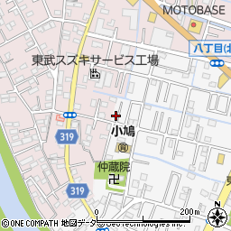 埼玉県春日部市八丁目502-5周辺の地図