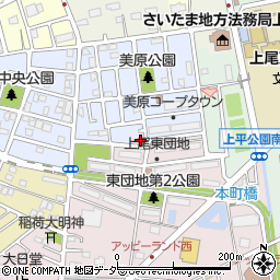 埼玉県上尾市錦町33-11周辺の地図