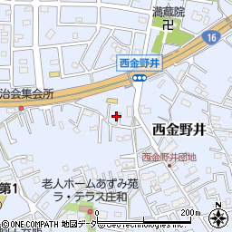 埼玉県春日部市西金野井537周辺の地図
