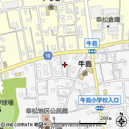 埼玉県春日部市牛島706周辺の地図