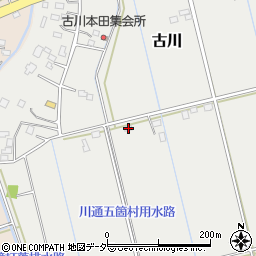 茨城県つくばみらい市古川1402周辺の地図