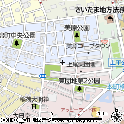 埼玉県上尾市錦町33-1周辺の地図