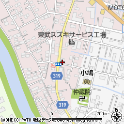 埼玉県春日部市小渕15周辺の地図