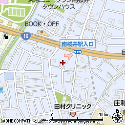埼玉県春日部市西金野井309周辺の地図
