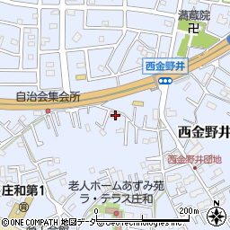 埼玉県春日部市西金野井195周辺の地図