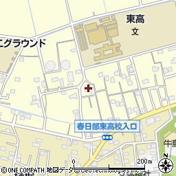 埼玉県春日部市樋籠247周辺の地図