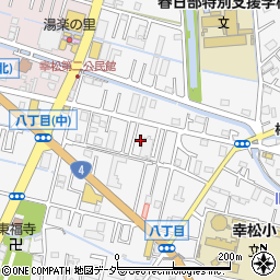 埼玉県春日部市八丁目469周辺の地図