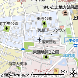 埼玉県上尾市錦町33周辺の地図