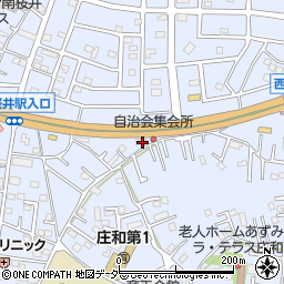 埼玉県春日部市西金野井526周辺の地図