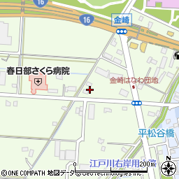 埼玉県春日部市金崎686周辺の地図