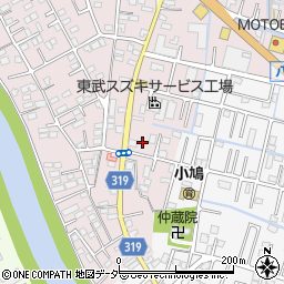 埼玉県春日部市小渕16周辺の地図
