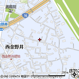 埼玉県春日部市西金野井1103周辺の地図