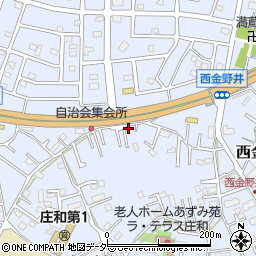 埼玉県春日部市西金野井225周辺の地図