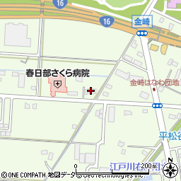 埼玉県春日部市金崎687周辺の地図