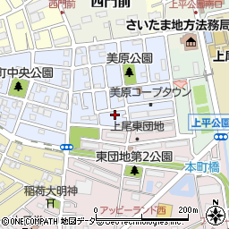 埼玉県上尾市錦町33-4周辺の地図