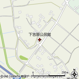 下吉原公民館周辺の地図