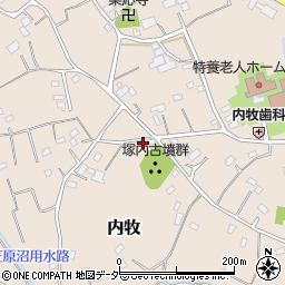 埼玉県春日部市内牧1700周辺の地図