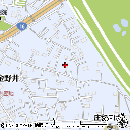 埼玉県春日部市西金野井1113周辺の地図