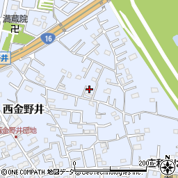 埼玉県春日部市西金野井1104周辺の地図
