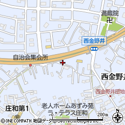 埼玉県春日部市西金野井534周辺の地図