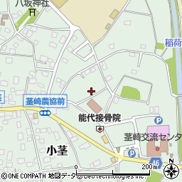 茨城県つくば市小茎323周辺の地図