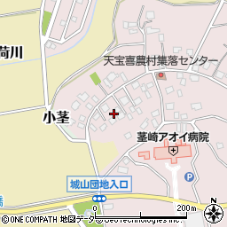 茨城県つくば市天宝喜261周辺の地図