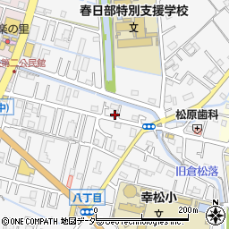 埼玉県春日部市八丁目1019周辺の地図