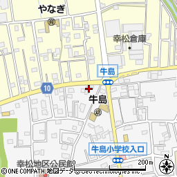 埼玉県春日部市牛島712周辺の地図