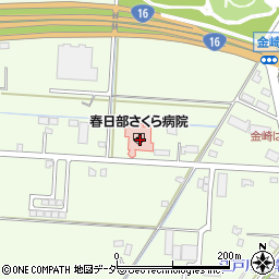 埼玉県春日部市金崎702周辺の地図