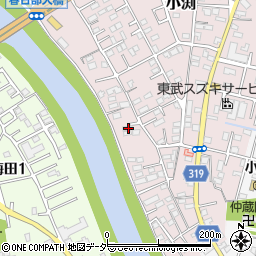 埼玉県春日部市小渕747周辺の地図