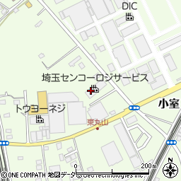 埼玉センコーロジサービス株式会社　伊奈整備工場周辺の地図