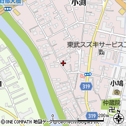 埼玉県春日部市小渕1515周辺の地図