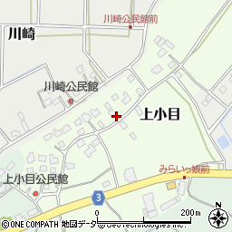 茨城県つくばみらい市上小目18周辺の地図