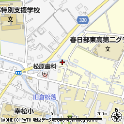 埼玉県春日部市樋籠1周辺の地図