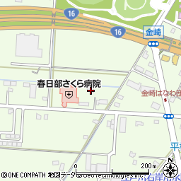 埼玉県春日部市金崎694周辺の地図