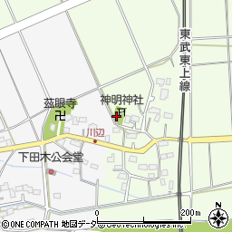 川辺公民館周辺の地図