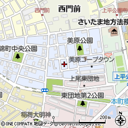 埼玉県上尾市錦町31周辺の地図
