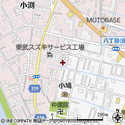 埼玉県春日部市小渕23周辺の地図