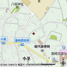 茨城県つくば市小茎332-2周辺の地図