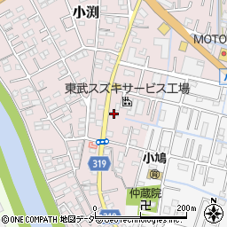 埼玉県春日部市小渕30-1周辺の地図